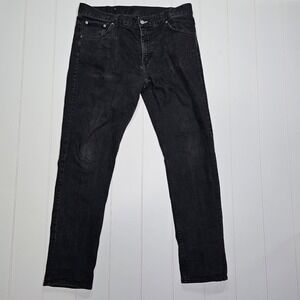 Weekday Men's Black Jeans W34 L32 Denim Slim Fit Stretch